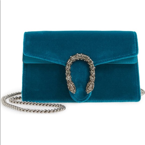 Super Mini Dionysus Velvet Shoulder Bag - Picture 3 of 10